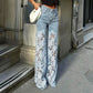⏰Time-limited Special-50% OFF💕👖Fashion Lace Patchwork Denim Jeans