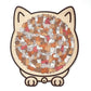 🎅Soldes de Noël 55 % de réduction🐱Puzzle en bois représentant un chat aux couleurs Morandi, 135 pièces🎁