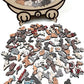 🎅Soldes de Noël 55 % de réduction🐱Puzzle en bois représentant un chat aux couleurs Morandi, 135 pièces🎁