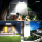 Solar 3-Heads Wall Light With Sensor Lighting Function