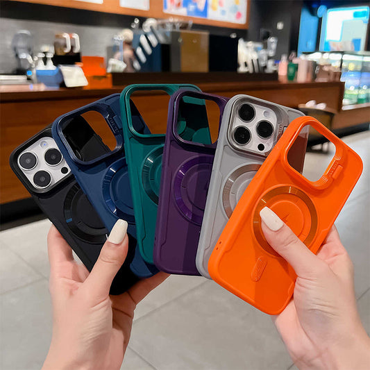 Silicone Magnetic Case with Invisible Lens Stand