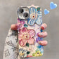 Cute Oil Painting Flowers Phone Case Set for iPhone Series