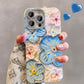 Cute Oil Painting Flowers Phone Case Set for iPhone Series