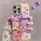 Cute Oil Painting Flowers Phone Case Set for iPhone Series