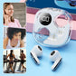 HiFi Noise-Cancelling Bluetooth Earbuds with Transparent Charging Case