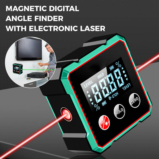 🔥Hot Sale - 49% off✨Magnetic Digital Angle Finder with Electronic Laser