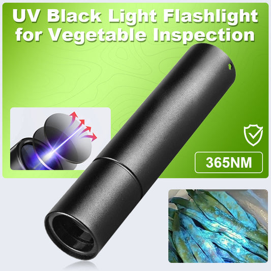💕Super Value 50% OFF✈️UV Black Light Flashlight for Vegetable Inspection💕Just shine a flashlight to identify whether the food is healthy, bringing security to your family and allowing you to eat with peace of mind.